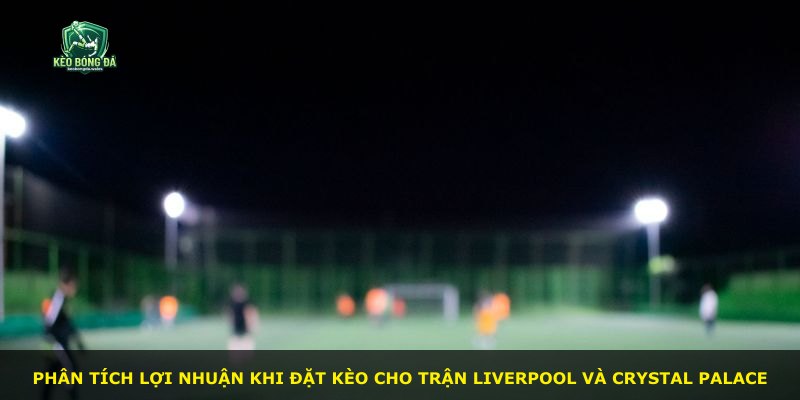 Phân tích lợi nhuận khi đặt kèo cho trận Liverpool và Crystal Palace