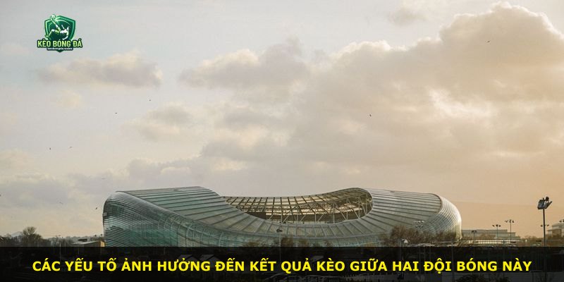 Các yếu tố ảnh hưởng đến kết quả kèo giữa hai đội bóng này