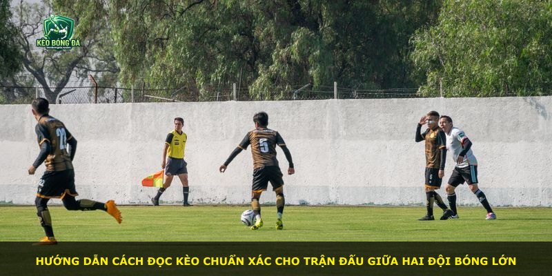 Hướng dẫn cách đọc kèo chuẩn xác cho trận đấu giữa hai đội bóng lớn