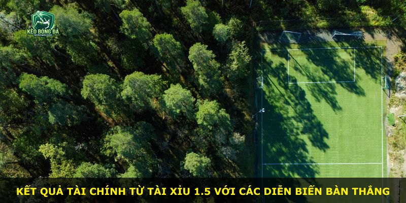 Kết quả tài chính từ Tài Xỉu 1.5 với các diễn biến bàn thắng
