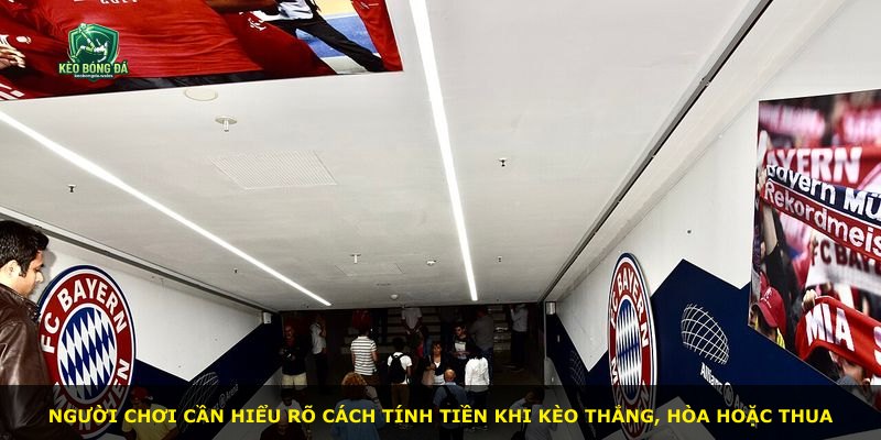 Người chơi cần hiểu rõ cách tính tiền khi kèo thắng, hòa hoặc thua